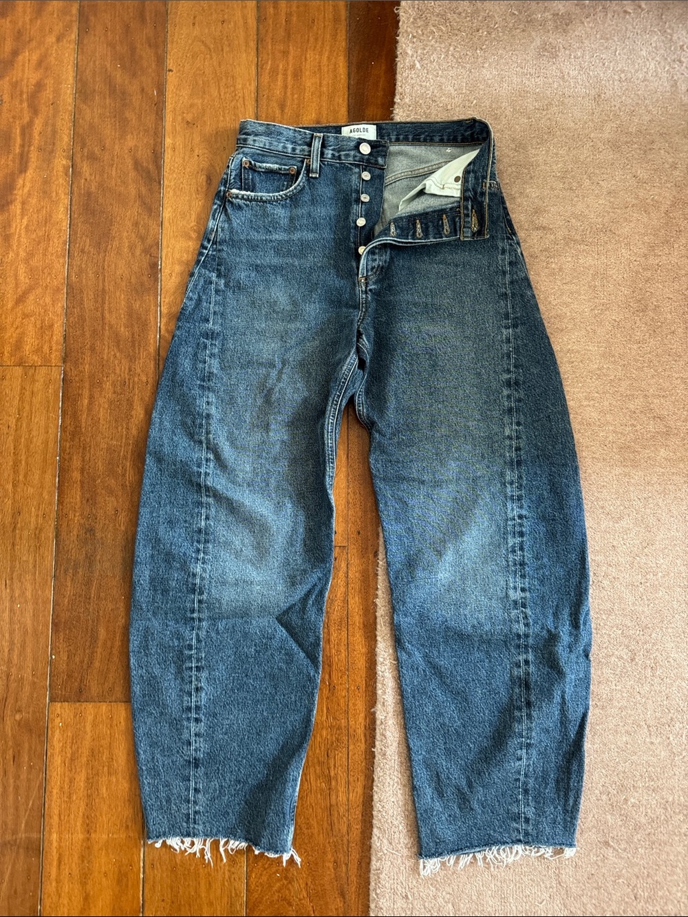 Agolde Pierced Luna Barrel Jeans
